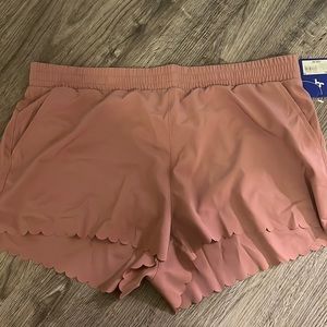 Scalloped shorts